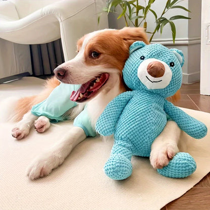 Bear Animals Shape Dog Plush Toys Dog Sound Squeaky Toys  Pet Soft Plush Chew Molar Training Toy Teeth Dental Toys Pet Supplies