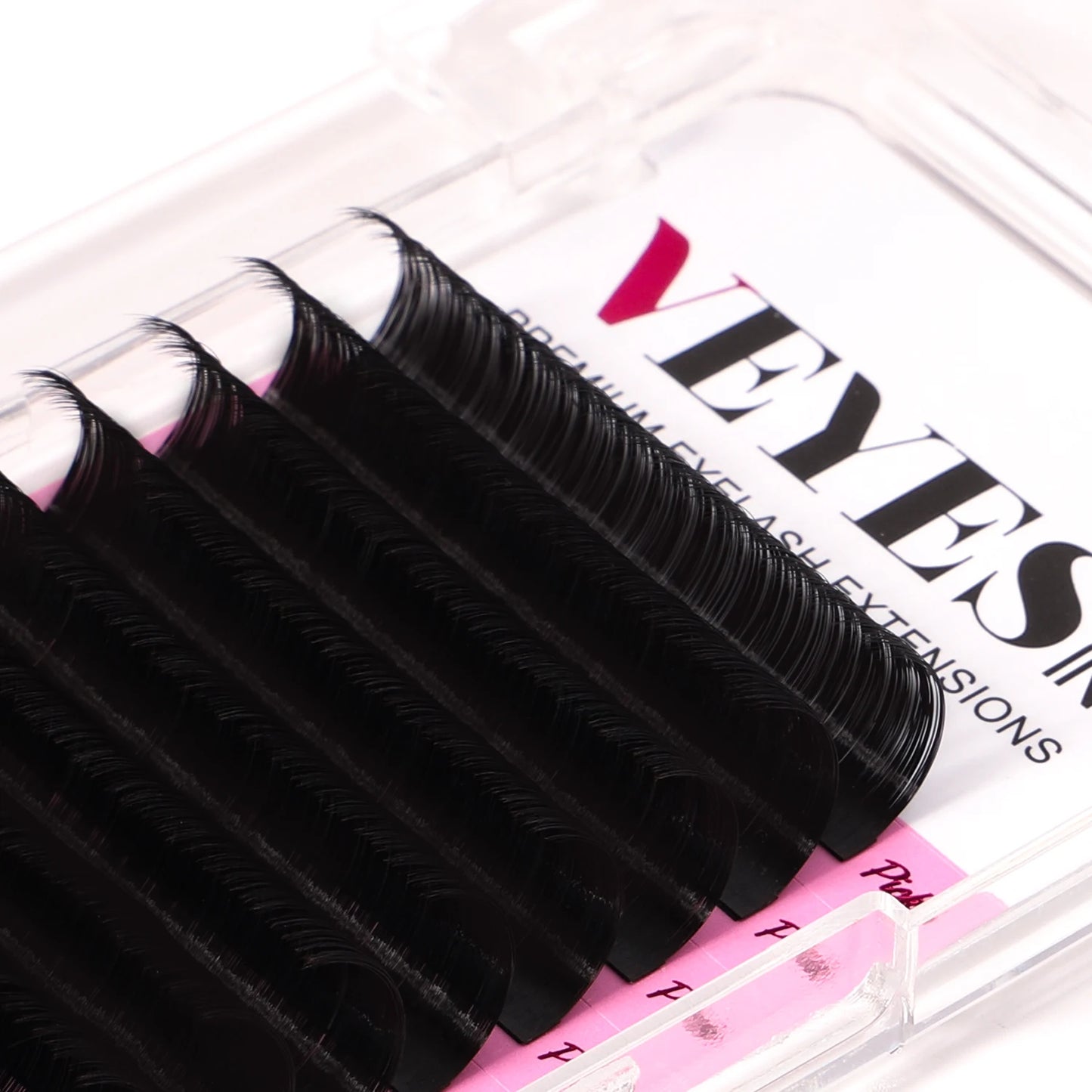 Veyes Inc Classic Eyelash Extensions Veyelash 0.15mm  Individual Lash Extensions Matte Black Silk Lashes Wholesale for Beauty