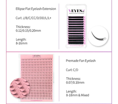 Veyes Inc 5ml Eyelash Extensions Glue Veyelash 0.5 Second Fast Drying Strong Lash Adhesive 7 Weeks Retention Volume Makeup Tools