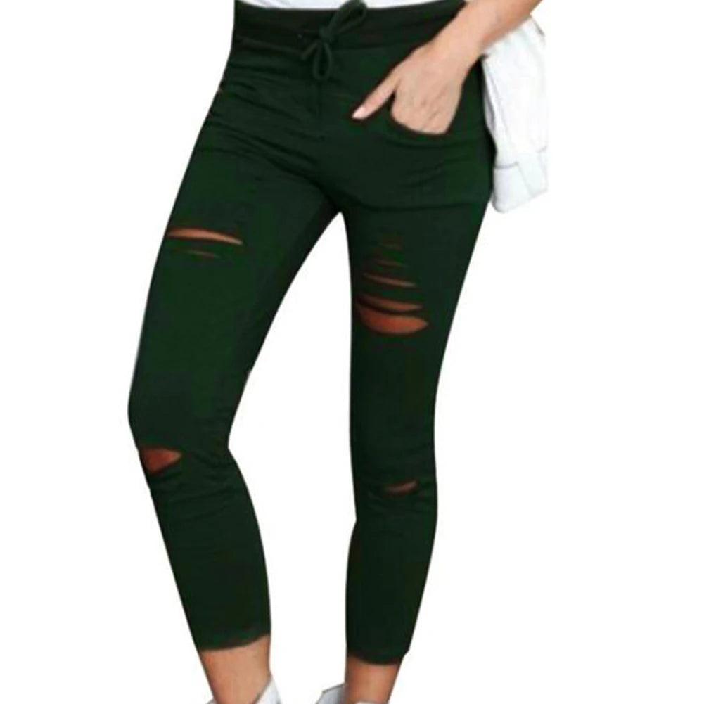 leggings 2019 New Style Fashion Women Solid Fitness Leggings Ankle Length Stretch High Waist Leggings