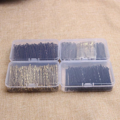 150Pcs/Box Metal Hair Clips for Wedding Women Hairpins Barrette Curly Wavy Grips Hairstyle Bobby Pins Hair Styling Accessories