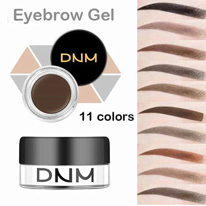 11 Colors Eyebrow Enhancers Makeup Waterproof 3D Natural Eye Brow Pomade Eyebrow Gel Caramel Brown Professional Makeup