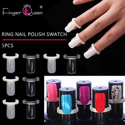 50Pcs Nail Art Display Stand Gel Nail Polish Varnish Color Card Showing Shelf False Nails Tip Practice Display Manicure Tool