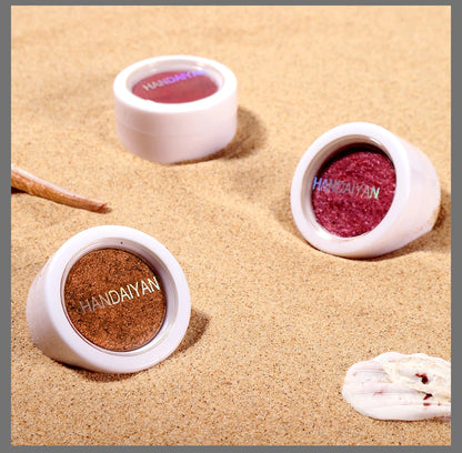 Mashed Potatoes Eye Shadow Metal Chameleon Makeup Palette Shimmer Pigment Single Color Eye Shadow Shine Diamond Shadow