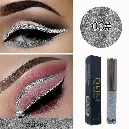 Hot! 16 Colors Liquid Eyeliner Golden Red Blue Eyeliner Shiny Eyes Flash Waterproof Long-lasting Durable Makeup Eyeliner Pencil