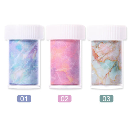 Nail Foils Marble Series Nail Transfer Foils Decorations DIY idea nail Art Transfer Sticker Decals Nail Accessories