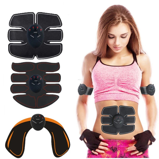 Electric Muscle Stimulator EMS Wireless Buttocks Hip Trainer Abdominal ABS Stimulator Fitness Body Slimming Massager