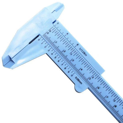 Portable 150MM Plastic Eyebrow Measuring Vernier Caliper Tattoo  Caliper Ruler Plastic Permanent Makeup Measurement Tools