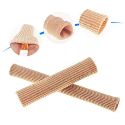 Fabric Finger Toe Protector Separator Tubes Foot Hand Pain Relief Soft Massager Bandage Foot Care Tools Callus Protection Tools