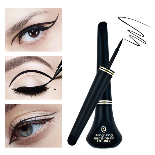 1 Pc Black Waterproof Eyeliner Liquid Eye Liner Pen Pencil Makeup Cosmetic Sweat-proof Long-lasting Beauty Makeup Tool