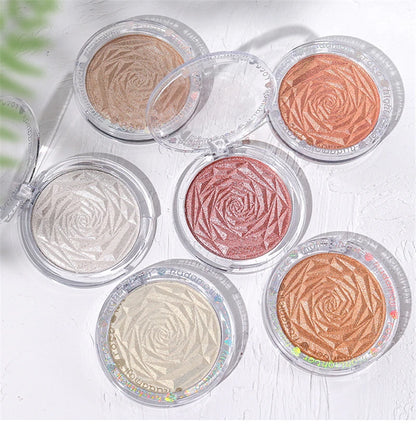 6 Colors Highlighter Powder Diamond Glitter Palette Makeup Face Contour Shimmer Illuminator Ginger Highlight Cosmetics