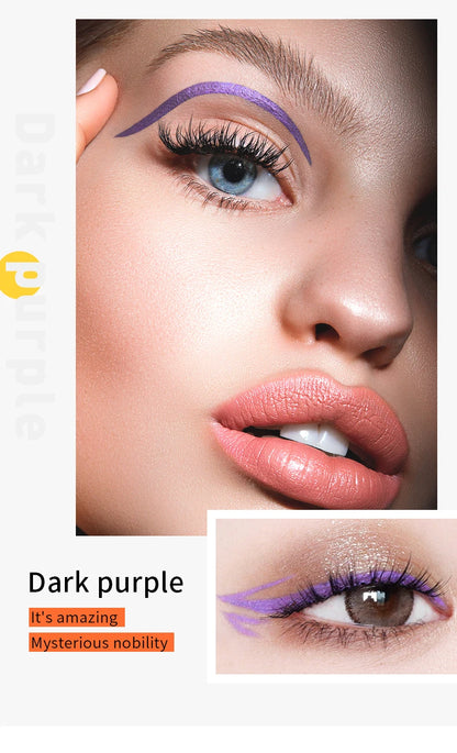 18 Color Eyeliner Waterproof Gel Eye Liner Pencil No Smudging Makeup Cosmetics For Charm Colored Eyes Cosmetics Pen Long Lasting