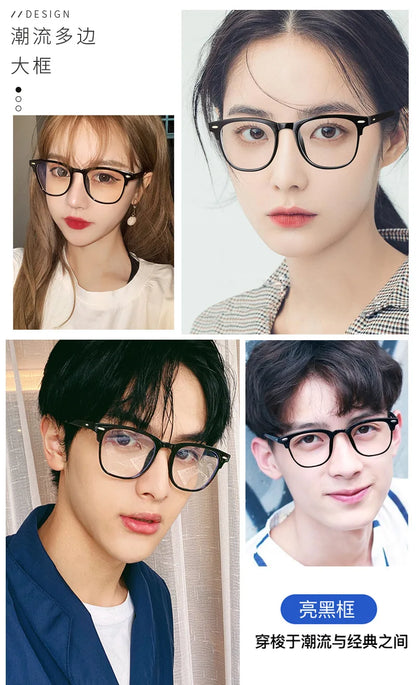 Transparent Computer Glasses Frame Women Men Anti Blue Light Round Eyewear Blocking Glasses Optical Spectacle Eyeglass