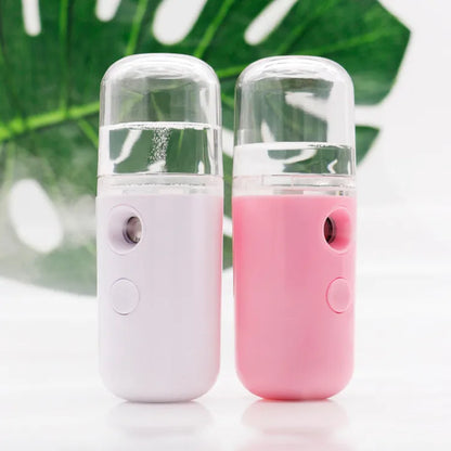 30ml Mini Humidifier Portable Rechargeable Small Wireless Nano Personal Face Sprayer Cool Mist Maker Fogger Humidifier