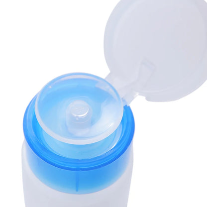 75ML Nail Art Mini Pump Dispenser Empty Bottle Acrylic Gel Polish Remover Cleaner Liquid Container Storage Small Pressure