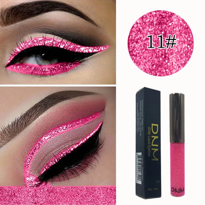 Hot! 16 Colors Liquid Eyeliner Golden Red Blue Eyeliner Shiny Eyes Flash Waterproof Long-lasting Durable Makeup Eyeliner Pencil