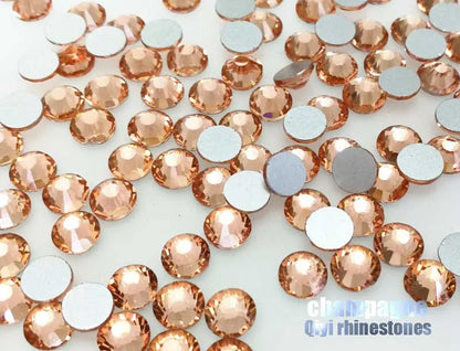 factory sales! champagne 3D Super flash high quality galss nail art non hotfix flatback rhinestones,diy accessory FM021