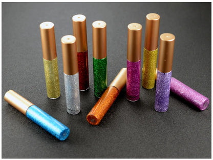 10 Colors White Gold Glitter Eyeshadow For Easy to Wear Waterproof Liquid Sequin Eyeliner pen Beauty Eye Liner Makeup tool