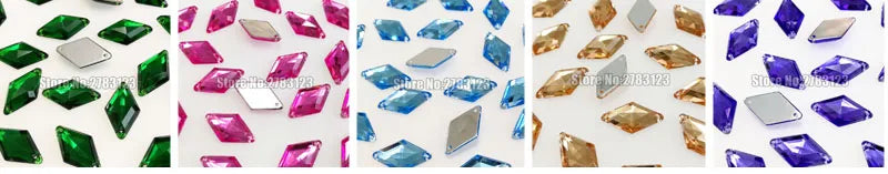 Diamond High quality Acryl sew on rhinestones with two holes,diy/clothing accessories 9x15mm 10x18mm 14x24mm 17x30mm