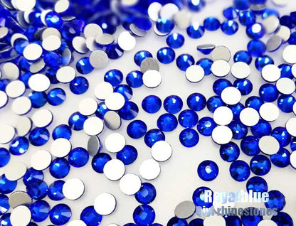 Royalblue 3D Super flash high quality galss nail art non hotfix flatback rhinestones FM04