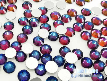 factory sales! blue flame 3D Super flash high quality galss nail art non hotfix flatback rhinestones,diy accessory FM026