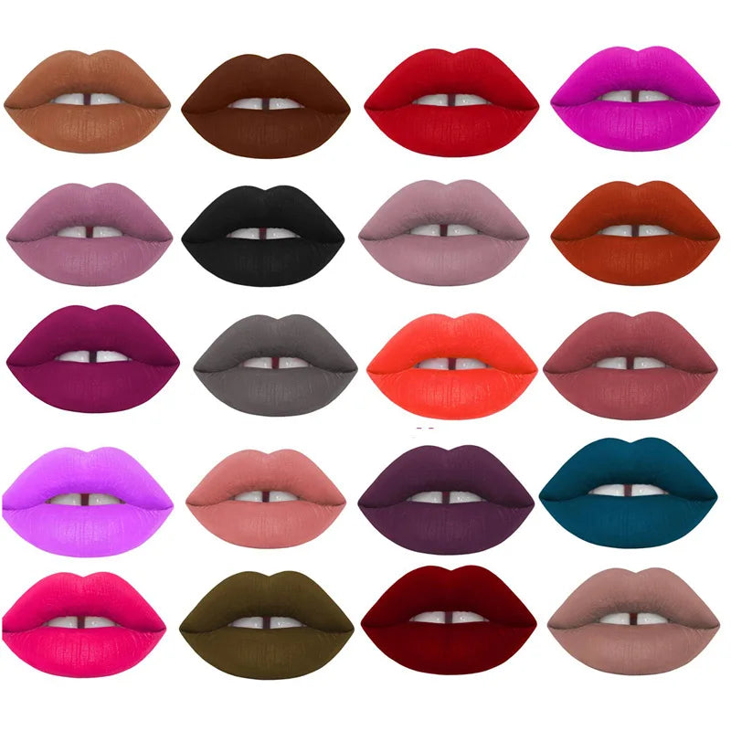 14 Color Liquid Lipstick Makeup Sexy Colors Lips Paint Matte Lipstick Waterproof Long Lasting Lipgloss Beauty Maquiagem