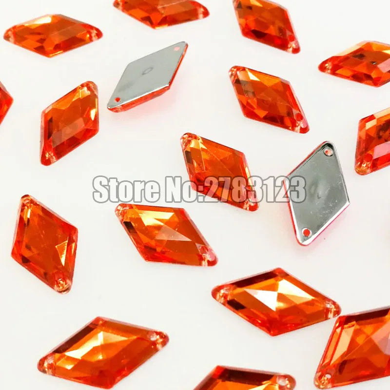 Diamond High quality Acryl sew on rhinestones with two holes,diy/clothing accessories 9x15mm 10x18mm 14x24mm 17x30mm