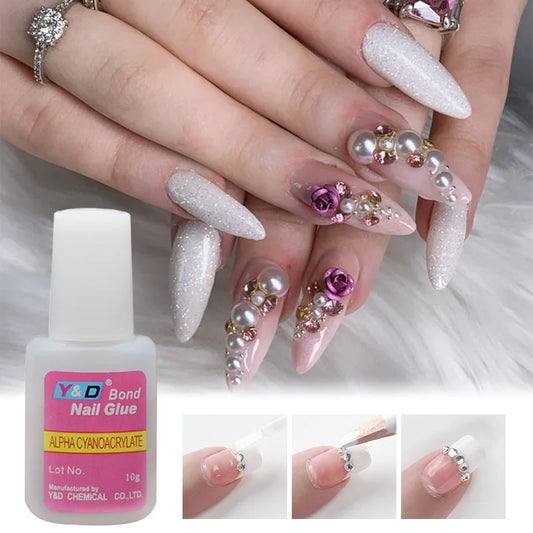 1/3/5/10 Set False Nail Glue Nail Adhesive Glue For Nail Art Rhinestone Fast-dry for UV Gel Acrylic Glue Nail Art Nail Tips Tool