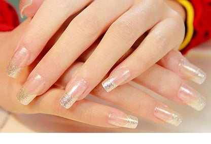 Nail Capsules 500pcs/Box Artificial Nail Tips Full Cover Nails Tips Acrylic Transparent Nail Capsules French Manicure False Nail