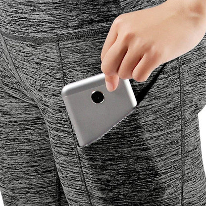 Women's Sports Pants 3/4 Gym Sport Woman Tights Casual Cropped Female Leggings For Fitness Women Yoga Pants with Side Pockets