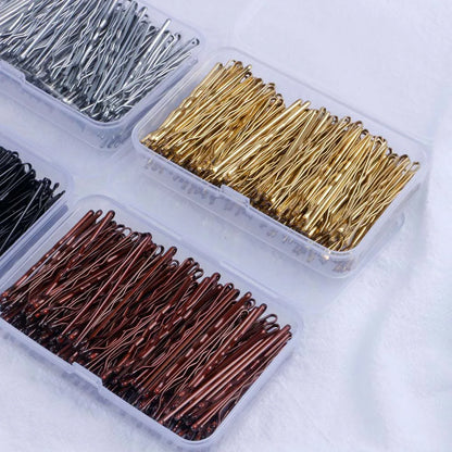 150Pcs/Box Metal Hair Clips for Wedding Women Hairpins Barrette Curly Wavy Grips Hairstyle Bobby Pins Hair Styling Accessories