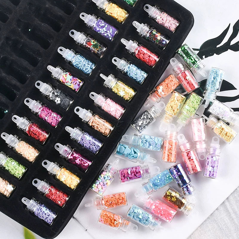 Shimmering Powder Sequins UV Crystal Glue Quicksand Oil Accessories DIY Handmade Cream Glue Material Suit Phone Case