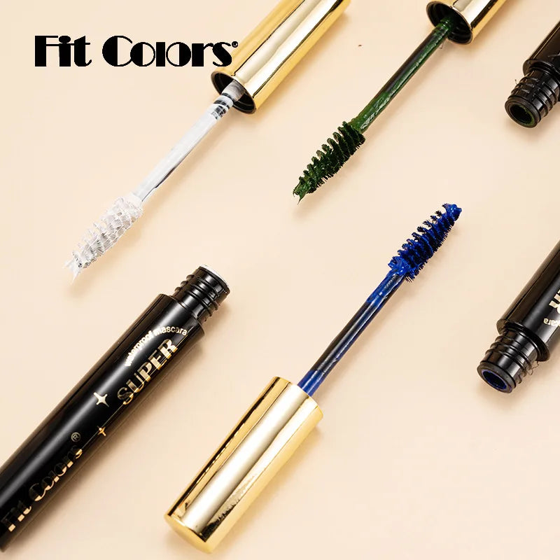 5D Silk Fiber Mascara Lash Color Mascara Waterproof 14 Colors 3D Mascara Eyelash Extension Thick Lengthening Eye Lashes Cosmetic