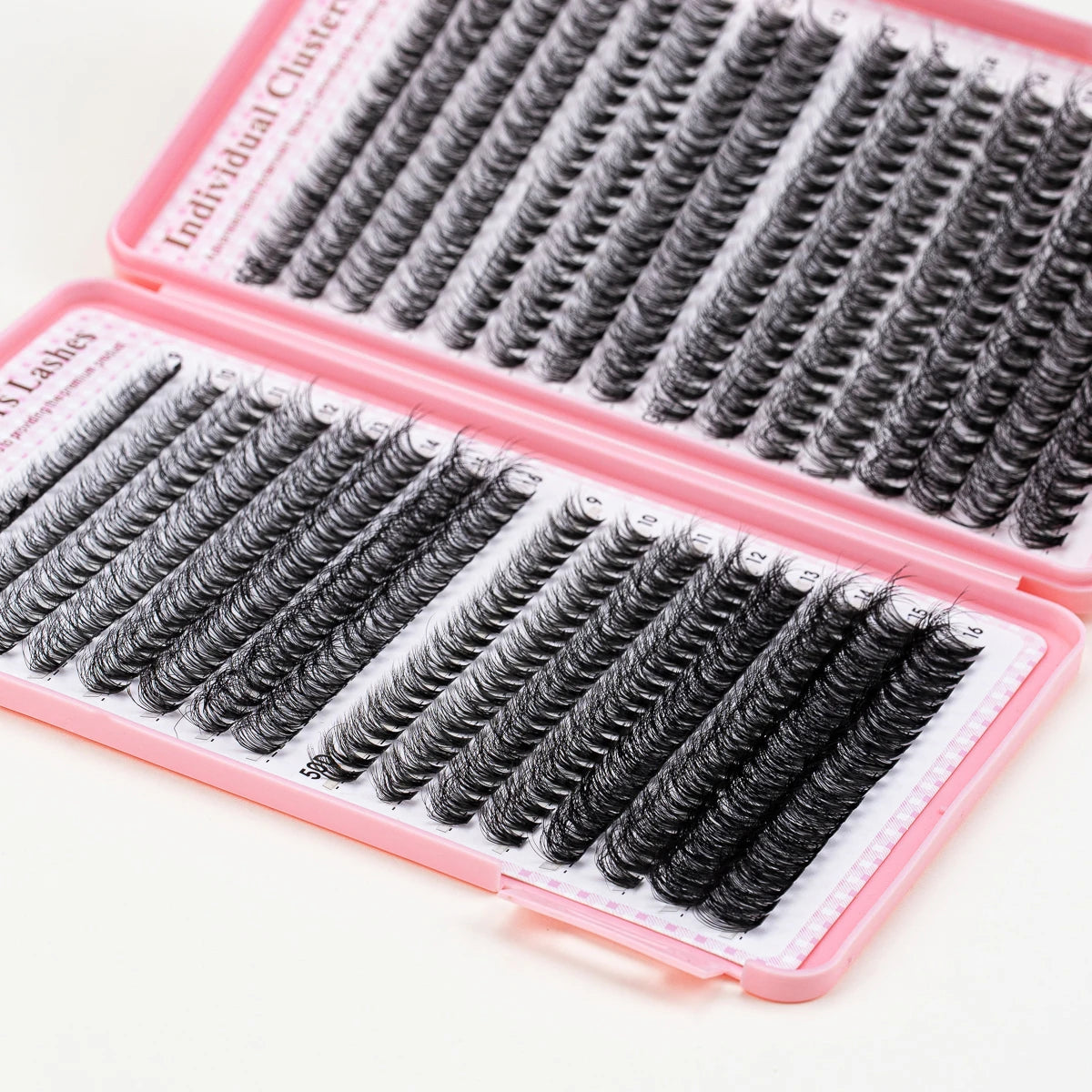 640pcs Lash Extension Kit DIY Mix Curl Individual Lashes Kit Explosive eyelashes with Lash Bond and Seal, remove, Lash Tweezers