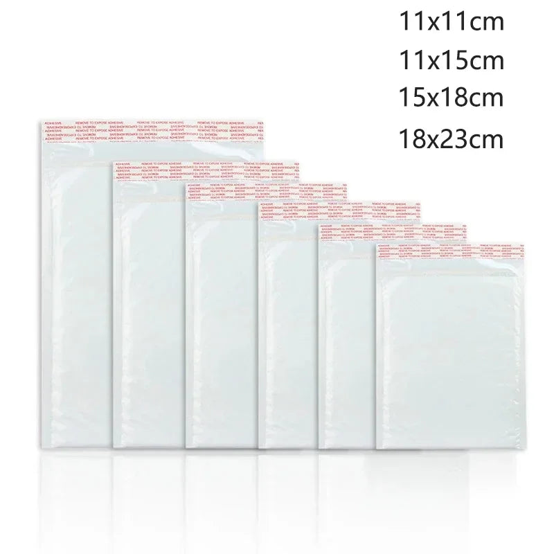 Multifunctional Self-Seal Business Mailing Packages White Foam Bubble Envelopes Adhesive Waterproof Shipping Bags for Packing