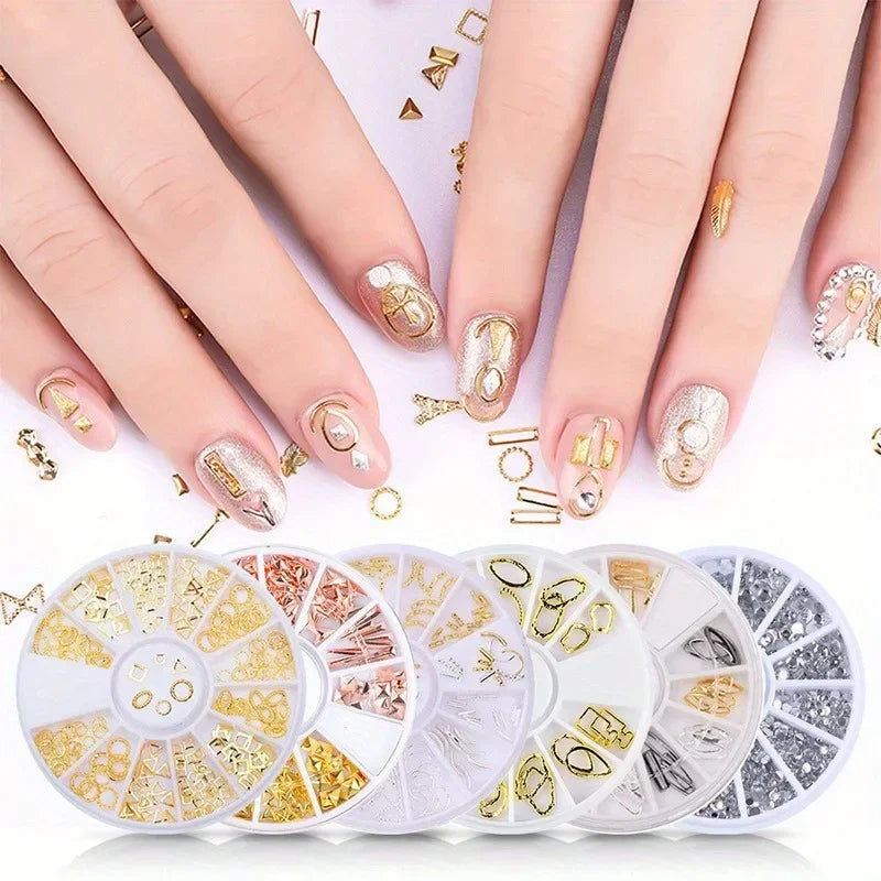 Nail Parts Nail Art Glitter Rhinestone Crystal Gems Jewelry Bead Manicure Decoration Accessories Nail Supplies For Professionals