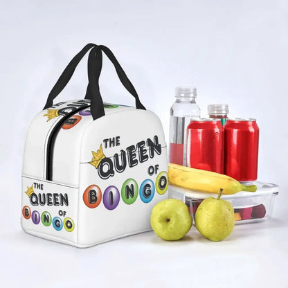 Hot Game Bingo Lunch Bag Leakproof Cooler Thermal Insulated Lunch Box For Women Kids School Beach Camping Travel Food Tote Bags