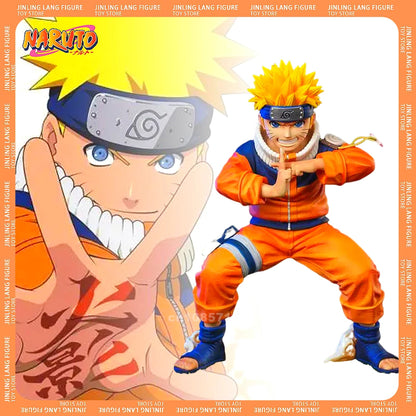 Naruto Anime Figures Uzumaki Naruto Shadow Split Technique 20cm Figurine PVC Model Doll Collection Perimeter Toys Kids Gifts