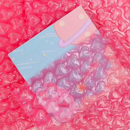 50-5Pcs Pink Love Bag Bubble Envelope Bubble Envelope Padded Envelopes Packaging Bag Business Bubble Mail Decor Packaging Sack