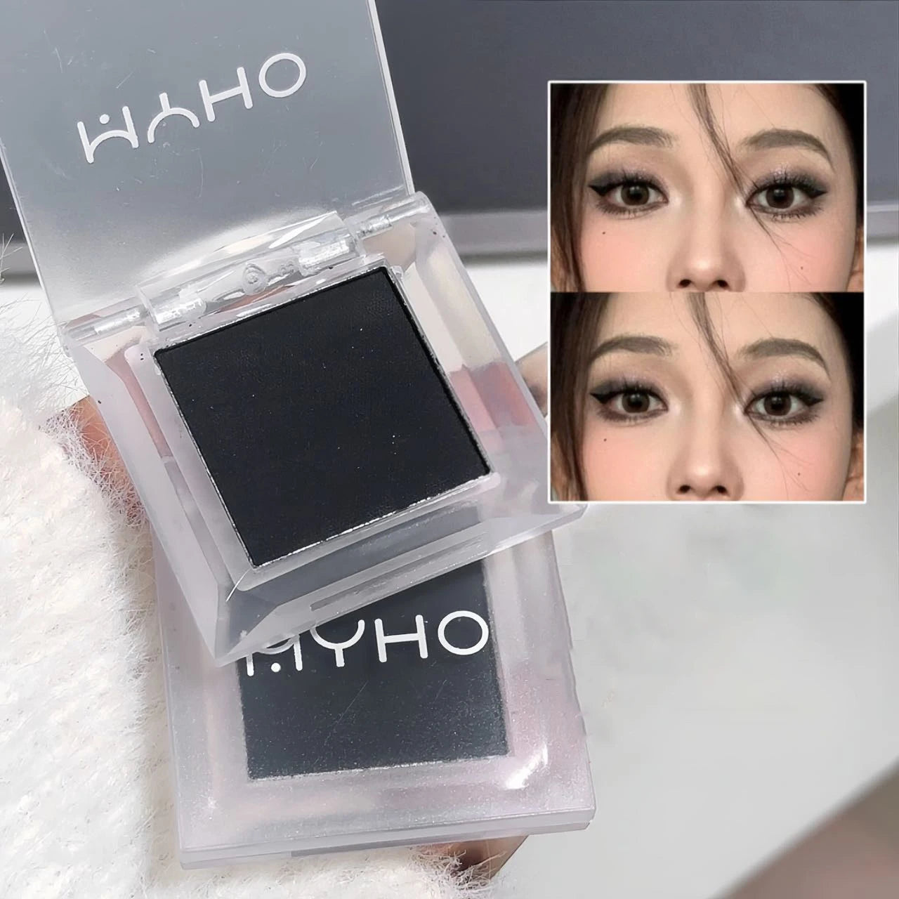 Monochrome Matte White Eyeshadow Primer Makeup Lasting Smooth Easy To Wear Naturally Brighten Silkworm Eye Shadow Palette