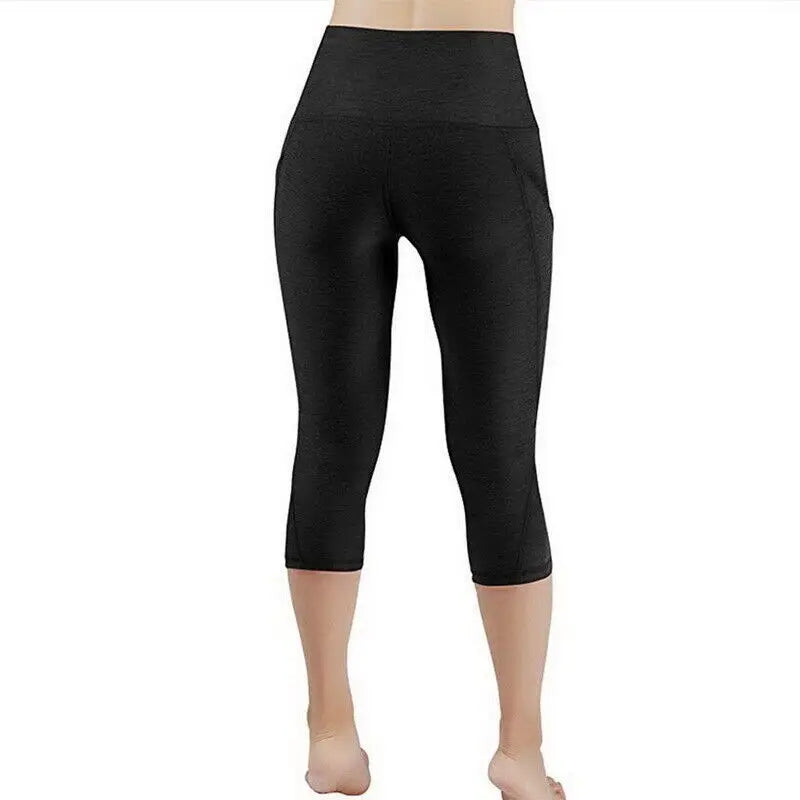 High Waist Seamless Leggings Sport Women Crop Yoga Pants Elastic Capris Gym Workout Leggings Girls Fitness Running Tights