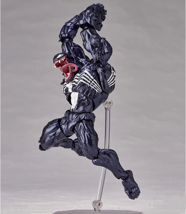 AMAZING YAMAGUCHI Carnage Venom Spider Man Marvel legends Action Figures Joint Movable Change Face Statue Model Doll kids Gifts