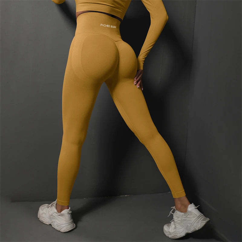 Women Seamless Leggings For 2023 Fitness Wear PcheeBum Scrunch Butt Legging Workout Gym Tights High Waist Sport Jogging Legging