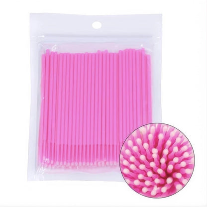 50pcs crystal lash brushes 100pcs nano cotton swabs 4pcs adhesive tape 100pcs ring cups 20pcs  Eye stickers Makeup Tool Set