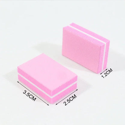 10-100psc Mini Buffing Sanding Files Block Pedicure Care Nail Art Buffer Polish Manicure Pedicure Nail File Tools Nail Charm new