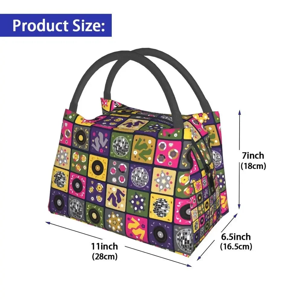 I Love Bingo Game Insulated Lunch Bags for School Office Waterproof Cooler Thermal Lunch Box Women lunchbag