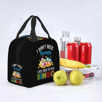 Hot Game Bingo Lunch Bag Leakproof Cooler Thermal Insulated Lunch Box For Women Kids School Beach Camping Travel Food Tote Bags