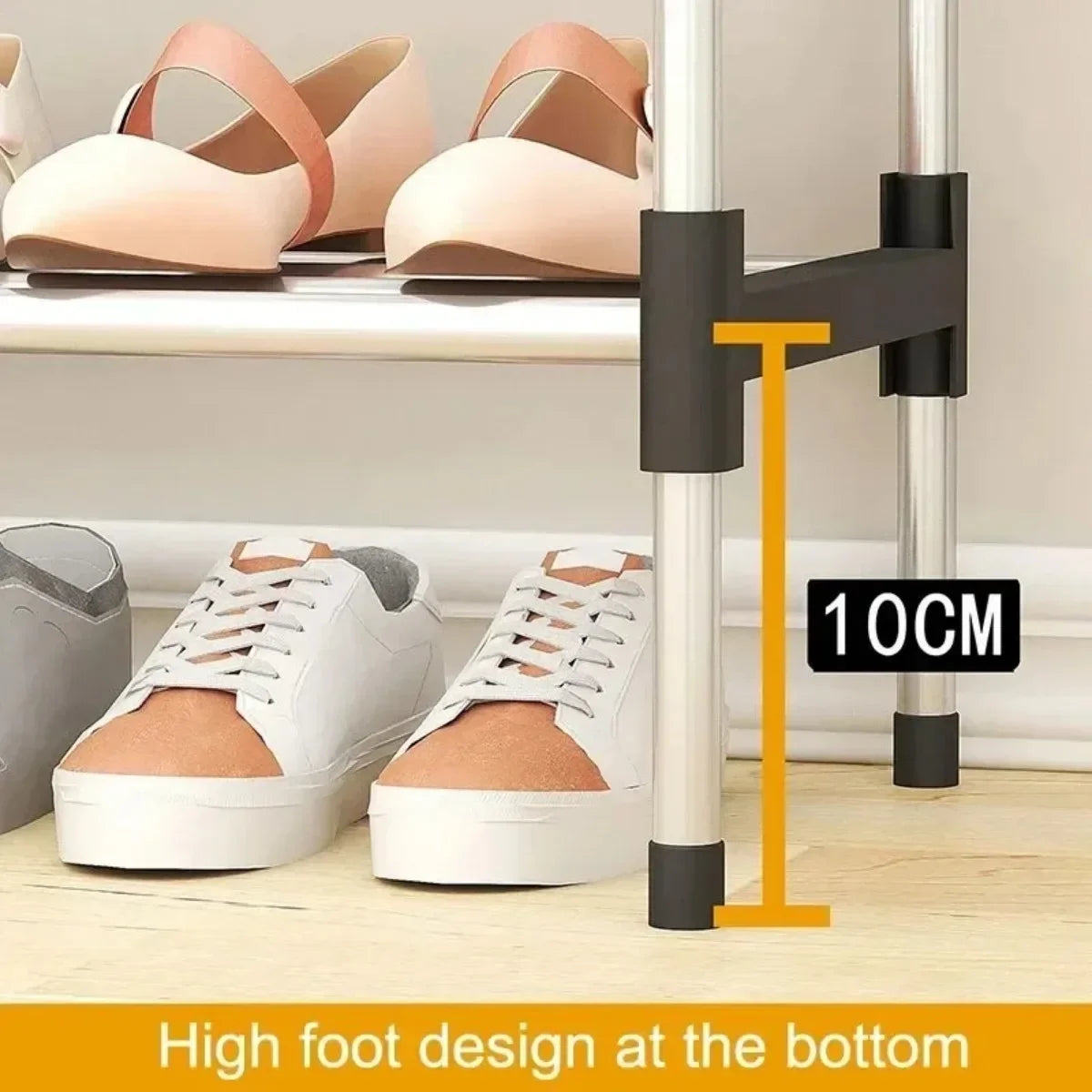 Simple Shoe Rack Multi Layer Dustproof Household Doorstep Shoe Cabinet Storage Space Saving Assembly of Living Room Shoe-shelf