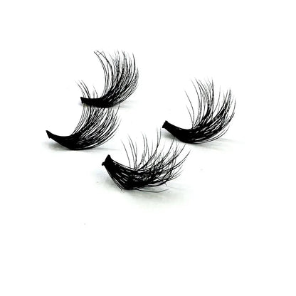 240Ps DIY 5D Fluffy Lash Clusters 100D Thick Eyelash Clusters CC Curl Wispy Individual Lashes 10-20mm Cluster Eyelash Extensions