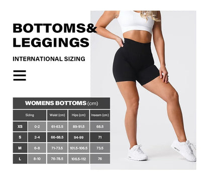 NVGTN Spandex Solid Seamless Shorts Women Soft Workout Tights Fitness Outfits Yoga Pants Gym Wear